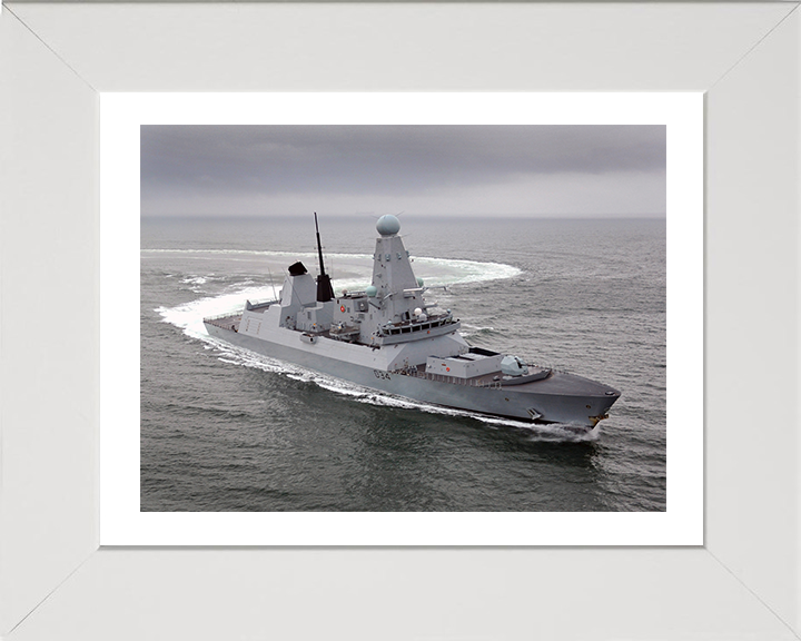 HMS Diamond D34 Royal Navy Type 45 Destroyer Photo Print or Framed Print - Hampshire Prints