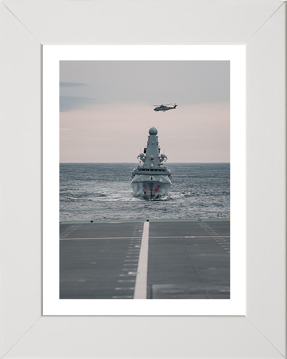 HMS Dragon D35 Royal Navy Type 45 Destroyer Photo Print or Framed Print - Hampshire Prints