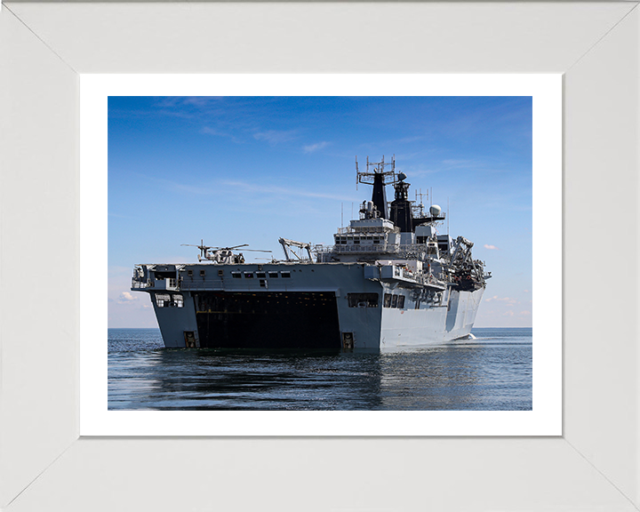 HMS Albion L14 Royal Navy Albion Class amphibious ship Photo Print or Framed Print - Hampshire Prints