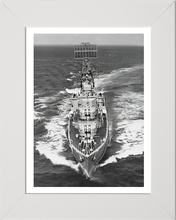 HMS Barrosa D68 Royal Navy Battle Class fleet destroyer Photo Print or Framed Print - Hampshire Prints