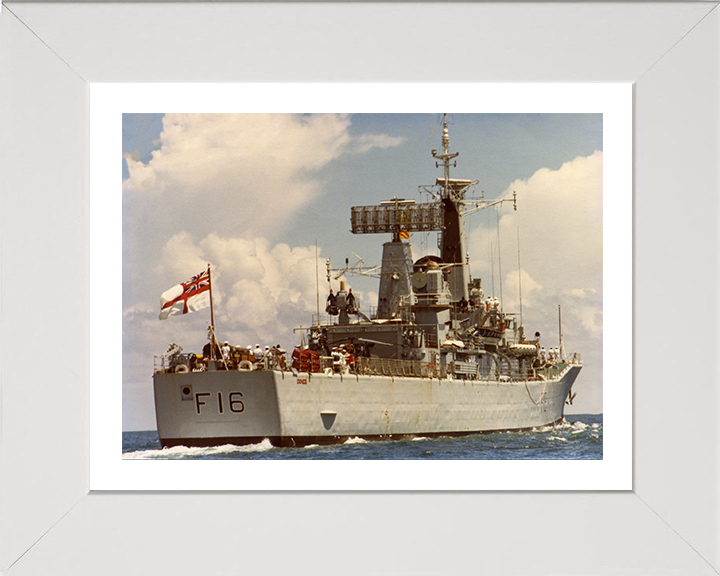 HMS Diomede F16 Royal Navy Leander class frigate Photo Print or Framed Print - Hampshire Prints