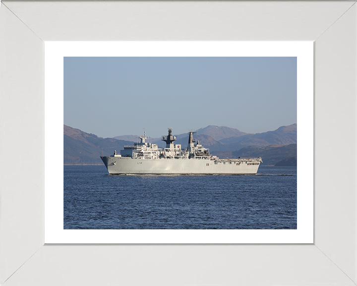 HMS Albion L14 Royal Navy Albion Class amphibious ship Photo Print or Framed Print - Hampshire Prints