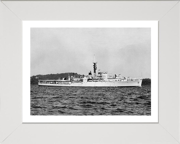 HMS Crane U23 Royal Navy Modified Black Swan Class sloop Photo Print or Framed Print - Hampshire Prints