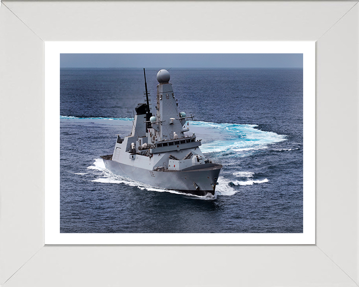 HMS Daring D32 Royal Navy type 45 Destroyer Photo Print or Framed Print - Hampshire Prints