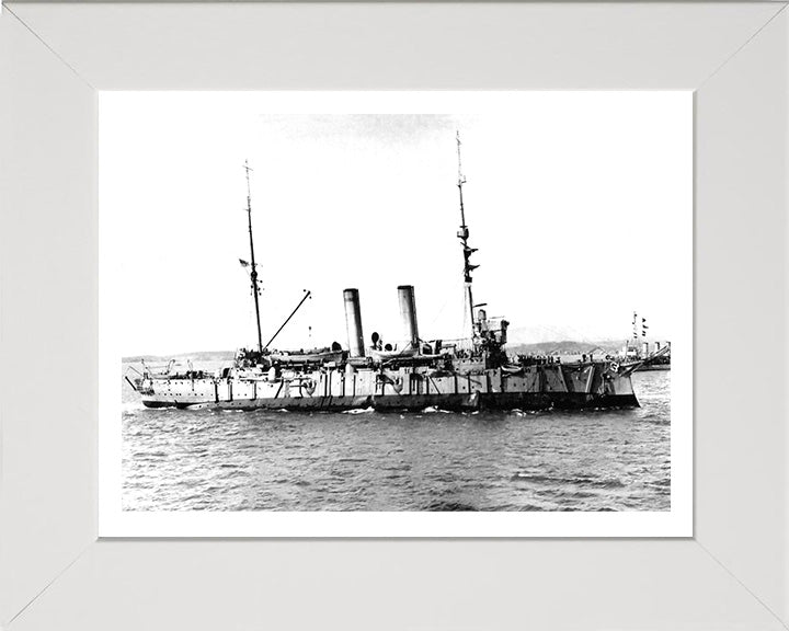 HMS Endymion (1891) Royal Navy Edgar class cruiser Photo Print or Framed Photo Print - Hampshire Prints