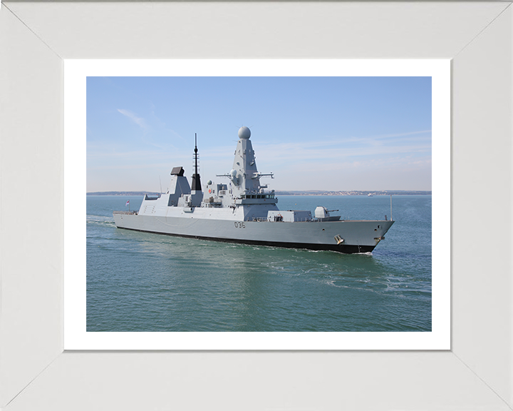 HMS Defender D36 Royal Navy Type 45 Destroyer Photo Print or Framed Photo Print - Hampshire Prints