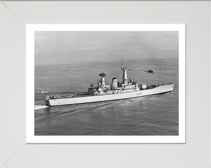 HMS Bacchante F69 Royal Navy Leander class frigate Photo Print or Framed Print - Hampshire Prints