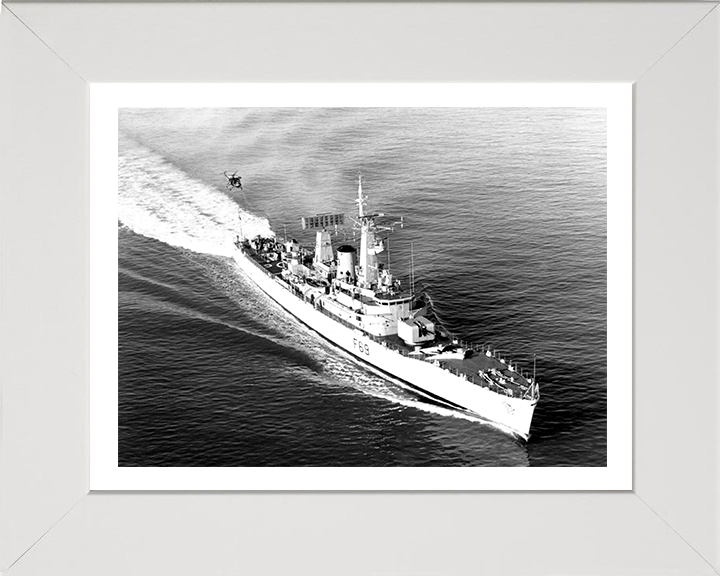 HMS Bacchante F69 Royal Navy Leander class frigate Photo Print or Framed Print - Hampshire Prints