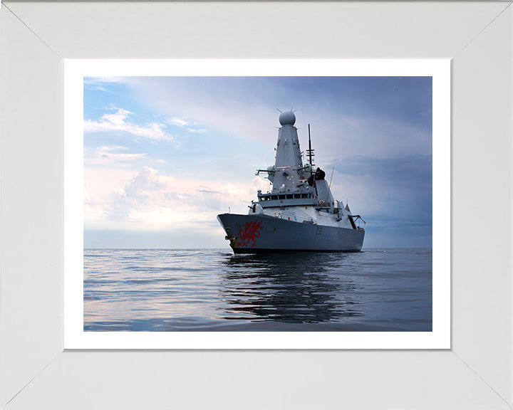 HMS Dragon D35 Royal Navy Type 45 Destroyer Photo Print or Framed Print - Hampshire Prints