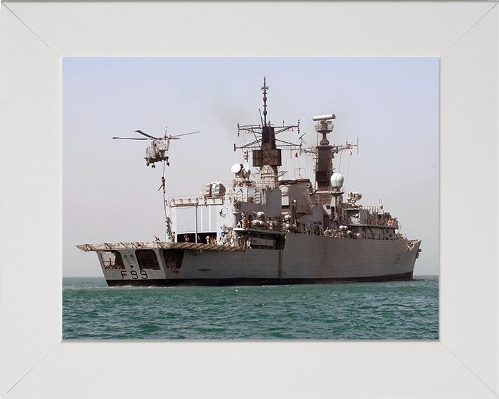 HMS Cornwall F99 Royal Navy Type 22 Frigate Photo Print or Framed Photo Print - Hampshire Prints