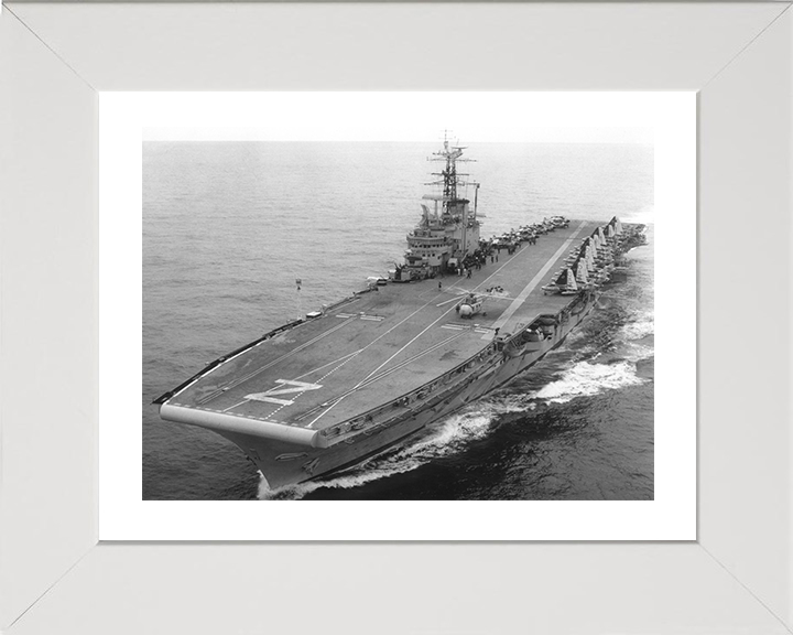 HMS Albion R07 Royal Navy Centaur class light fleet carrier Photo Print or Framed Print - Hampshire Prints