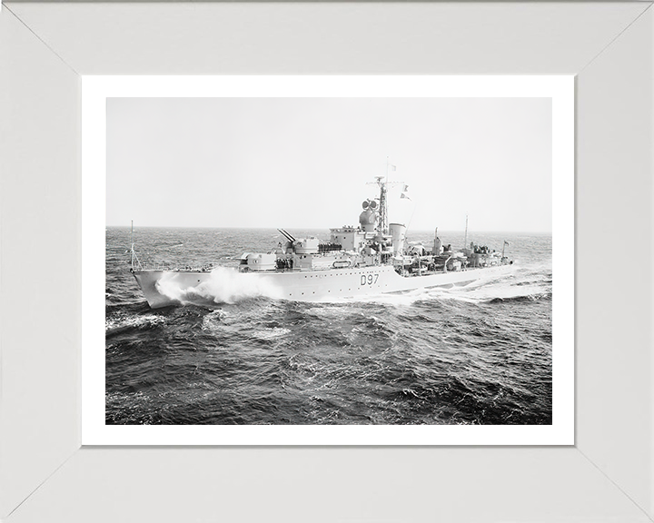 HMS Corunna D97 Royal Navy Battle class destroyer Photo Print or Framed Print - Hampshire Prints