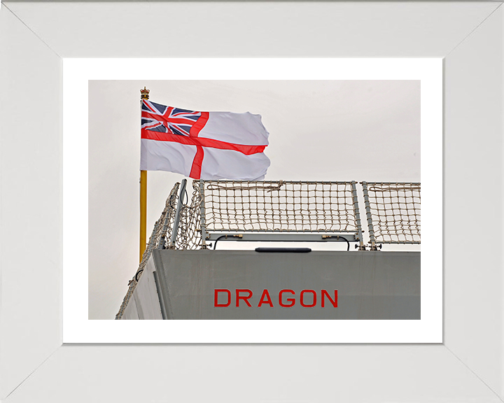 HMS Dragon D35 Royal Navy Type 45 Destroyer Photo Print or Framed Print - Hampshire Prints