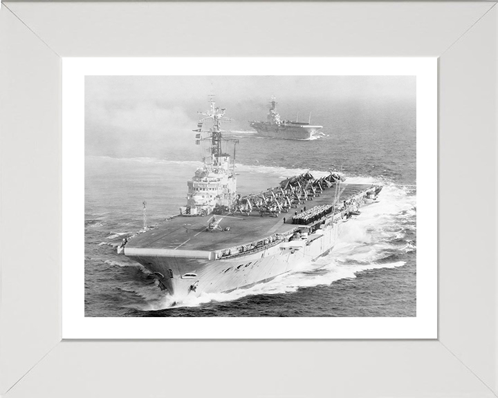 HMS Centaur R06 Royal Navy Centaur class light fleet carrier Photo Print or Framed Print - Hampshire Prints