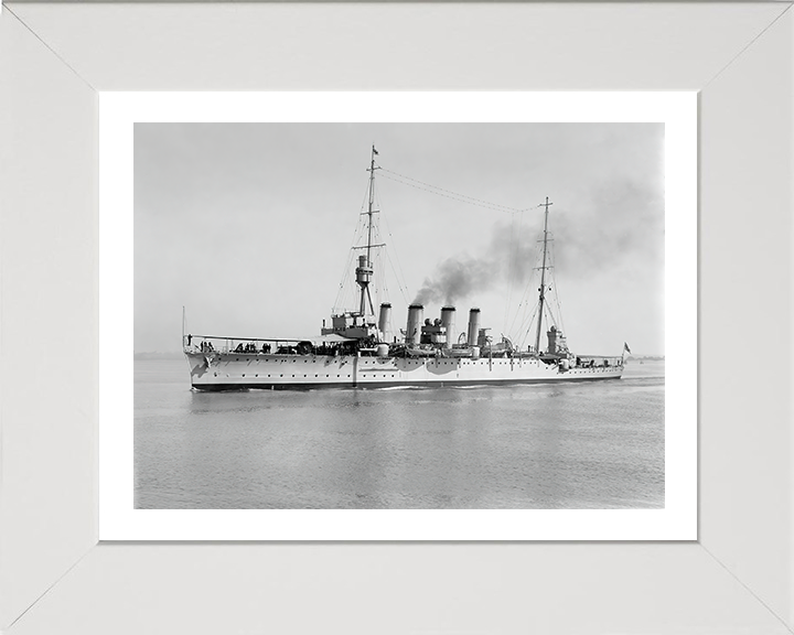 HMS Chatham Royal Navy Town class light cruiser Photo Print or Framed Print - Hampshire Prints