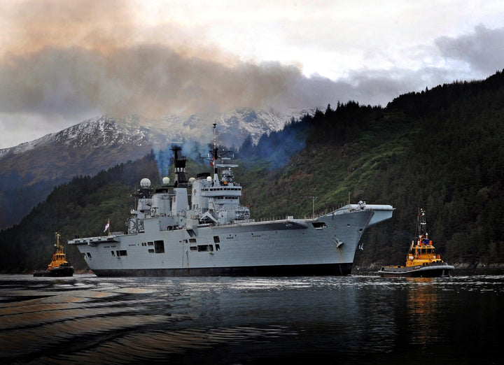 HMS Illustrious R06 Royal Navy Invincible class Aircraft Carrier Photo Print or Framed Print - Hampshire Prints