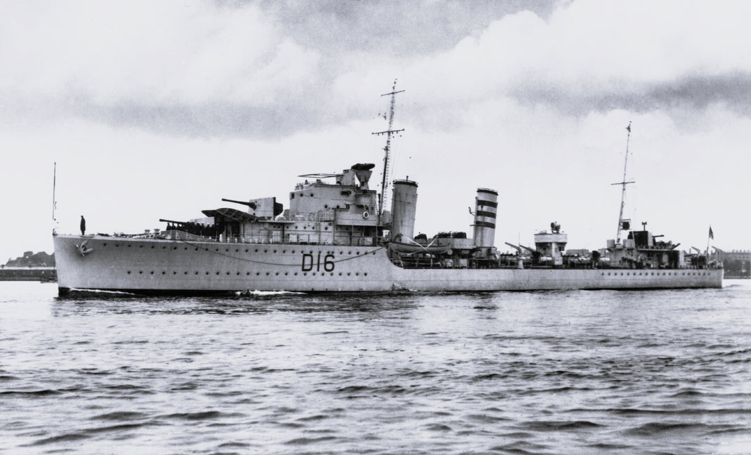 HMS Ivanhoe D16 Royal Navy I class destroyer Photo Print or Framed Print - Hampshire Prints