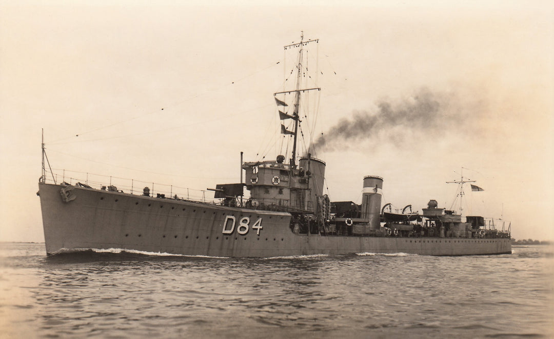 HMS Tyrian D84 Royal Navy S class destroyer Photo Print or Framed Print - Hampshire Prints