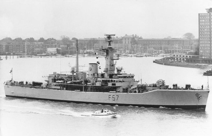 HMS Andromeda F57 Royal Navy Leander class frigate Photo Print or Framed Print - Hampshire Prints