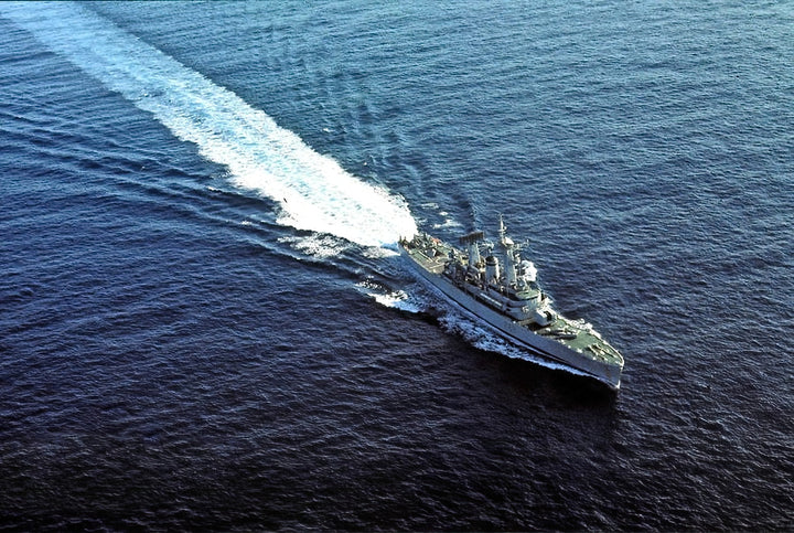 HMS Bacchante F69 Royal Navy Leander class frigate Photo Print or Framed Print - Hampshire Prints