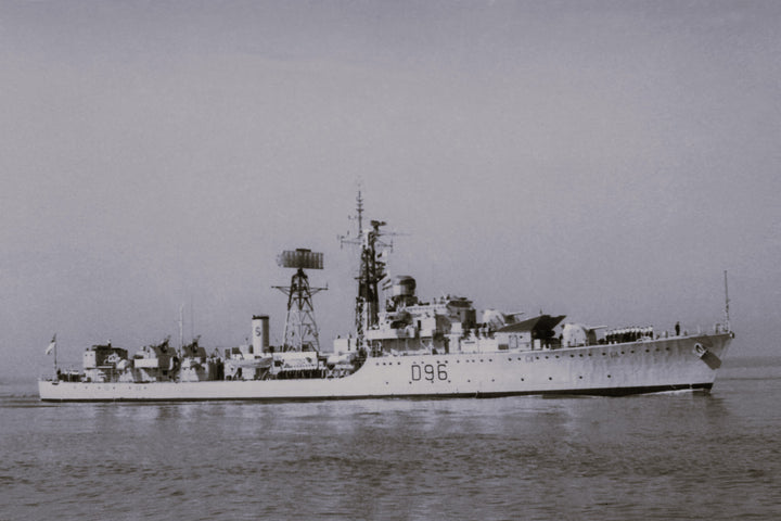 HMS Crossbow G96 (D96) Royal Navy Daring class destroyer Photo Print or Framed Print - Hampshire Prints