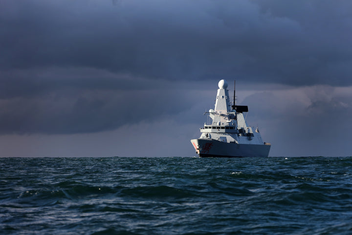 HMS Dragon D35 Royal Navy Type 45 Destroyer Photo Print or Framed Print - Hampshire Prints