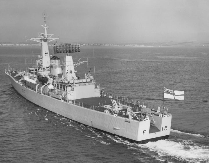 HMS Euryalus F15 Royal Navy Leander Class Frigate Photo Print or Framed Print - Hampshire Prints