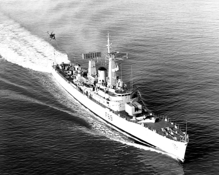 HMS Bacchante F69 Royal Navy Leander class frigate Photo Print or Framed Print - Hampshire Prints