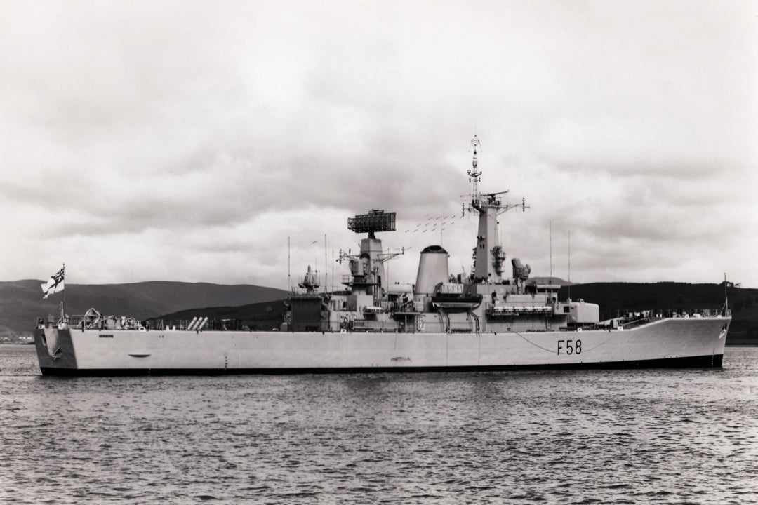 HMS Hermione F58 Royal Navy Leander class frigate Photo Print or Framed Print - Hampshire Prints