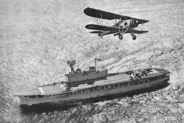 HMS Eagle (1918) Royal Navy aircraft carrier Photo Print or Framed Print - Hampshire Prints