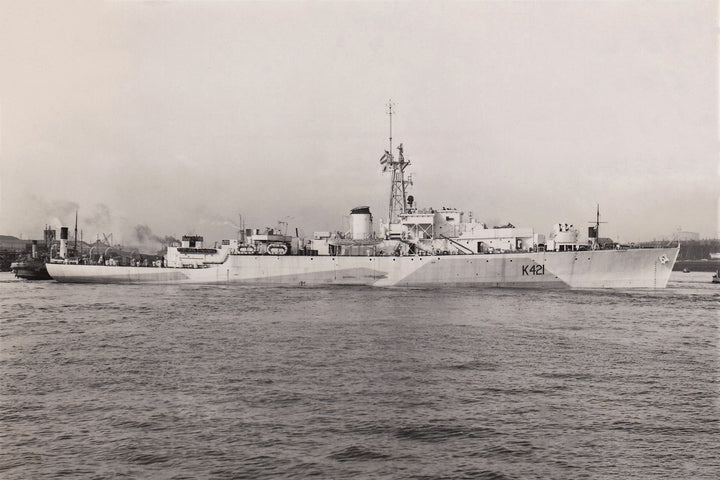 HMS Loch Shin K421 Royal Navy Loch class frigate Photo Print or Framed Print - Hampshire Prints