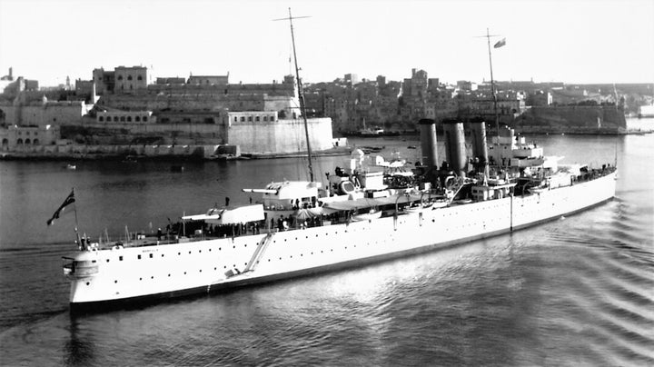 HMS Norfolk (78) Royal Navy Dorsetshire class heavy cruiser Photo Print or Framed Print - Hampshire Prints