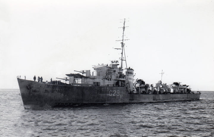 HMS Offa G29 Royal Navy O class destroyer Photo Print or Framed Print - Hampshire Prints