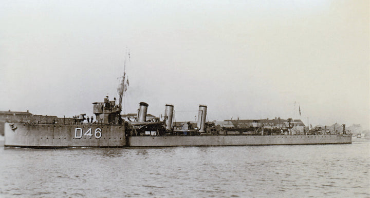 HMS Oracle 1915 Royal Navy Admiralty M class destroyer Photo Print or Framed Print - Hampshire Prints