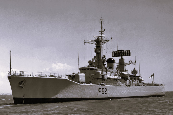 HMS Juno F52 Royal Navy Leander class frigate Photo Print or Framed Print - Hampshire Prints