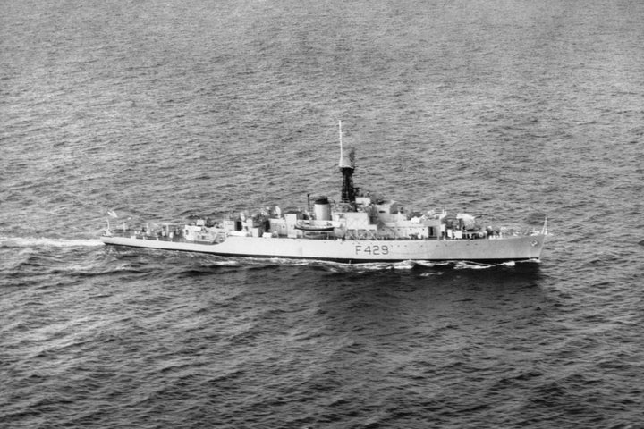 HMS Loch Fyne K429 Royal Navy Loch class frigate Photo Print or Framed Print - Hampshire Prints