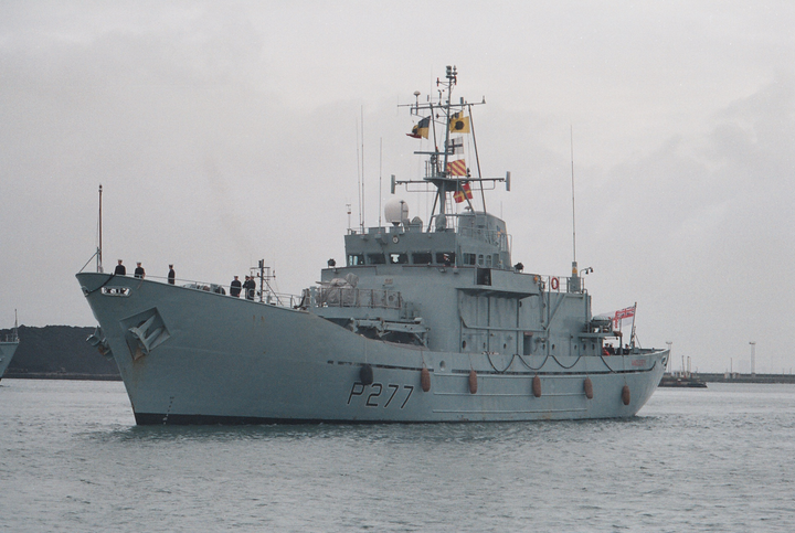 HMS Anglesey P277 Royal Navy Island class Patrol Vessel Photo Print or Framed Photo Print - Hampshire Prints