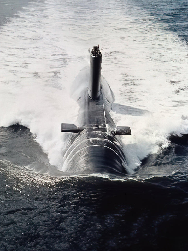 HMS Conqueror S48 Submarine | Photo Print | Framed Print | Churchill class | Royal Navy - Hampshire Prints