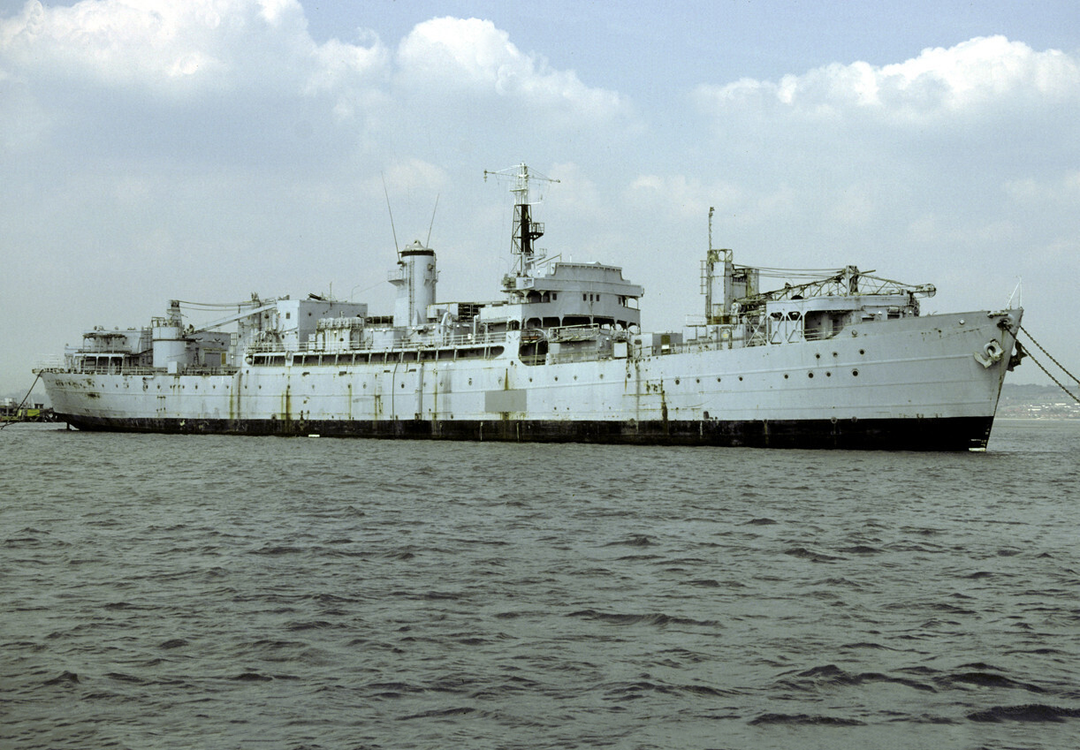 HMS Berry Head A191 Royal Navy repair ship Photo Print or Framed Photo Print - Hampshire Prints