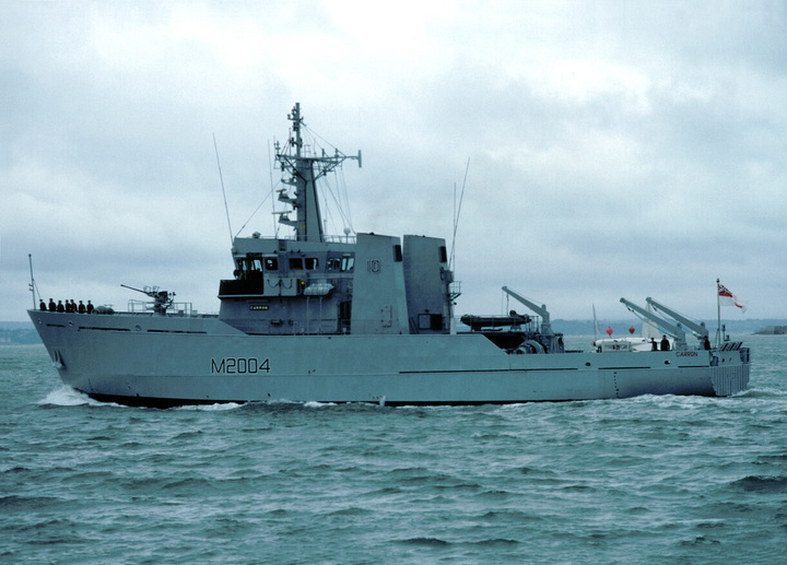 HMS Carron M2004 Royal Navy River class minesweeper Photo Print or Framed Print - Hampshire Prints