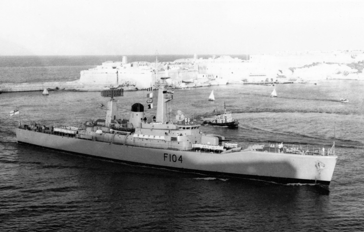 HMS Dido F104 Royal Navy Leander class frigate Photo Print or Framed Print - Hampshire Prints