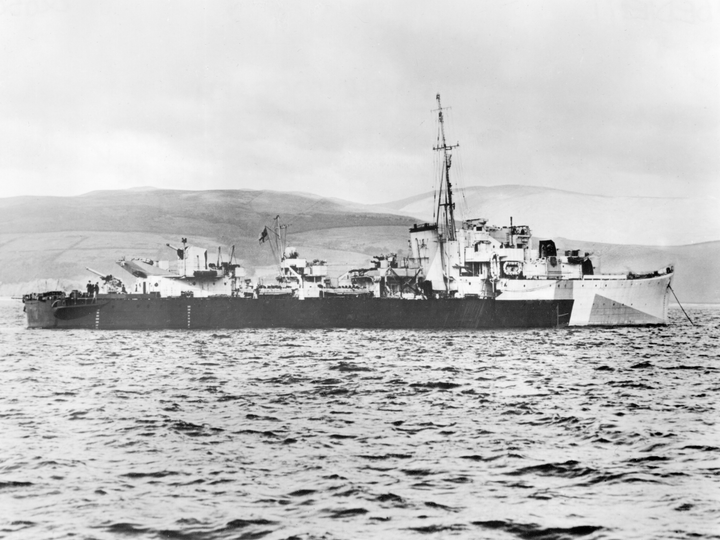 HMS Obedient G48 Royal Navy O class destroyer Photo Print or Framed Print - Hampshire Prints