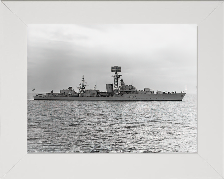 HMS Corunna D97 Royal Navy Battle class destroyer Photo Print or Framed Print - Hampshire Prints