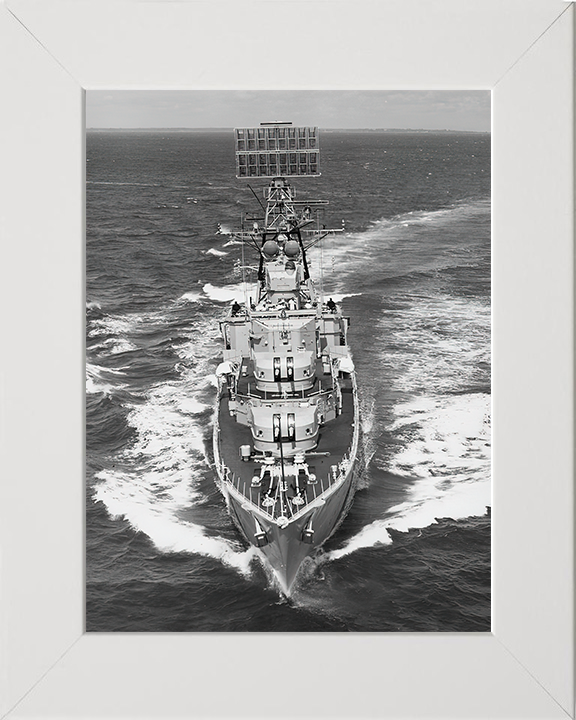 HMS Barrosa D68 Royal Navy Battle Class fleet destroyer Photo Print or Framed Print - Hampshire Prints