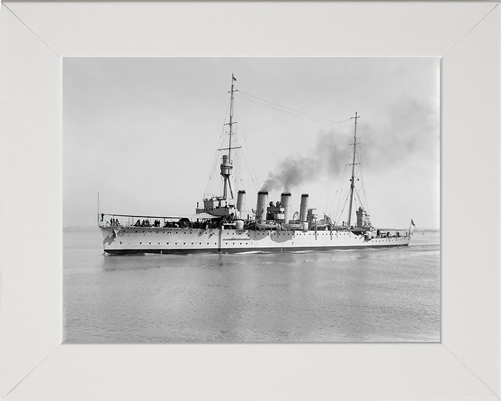 HMS Chatham Royal Navy Town class light cruiser Photo Print or Framed Print - Hampshire Prints