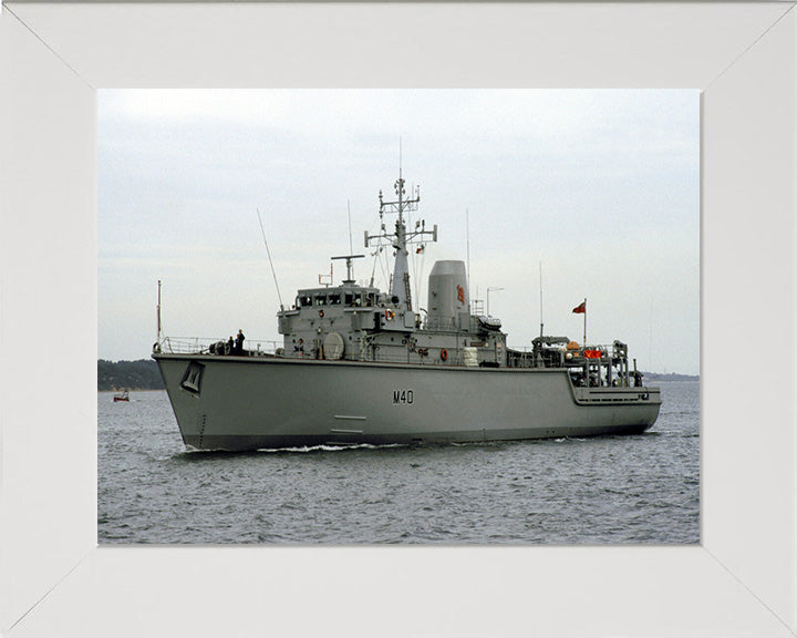 HMS Berkeley M40 Royal Navy Hunt class mine countermeasures vessel Photo Print or Framed Print - Hampshire Prints