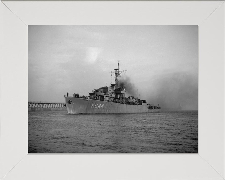 HMS Cawsand Bay K644 Royal Navy Bay Class Frigate Photo Print or Framed Print - Hampshire Prints