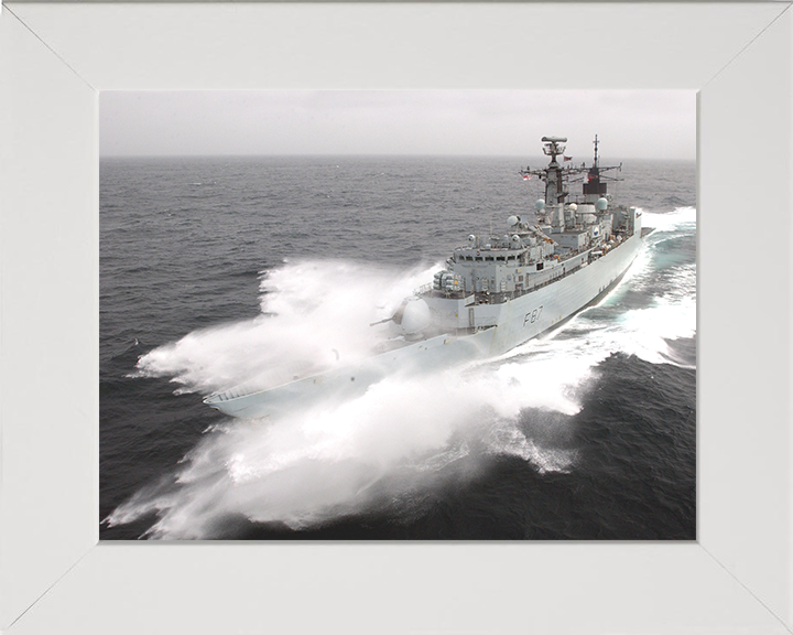 HMS Chatham F87 Royal Navy Type 22 Frigate Photo Print or Framed Print - Hampshire Prints