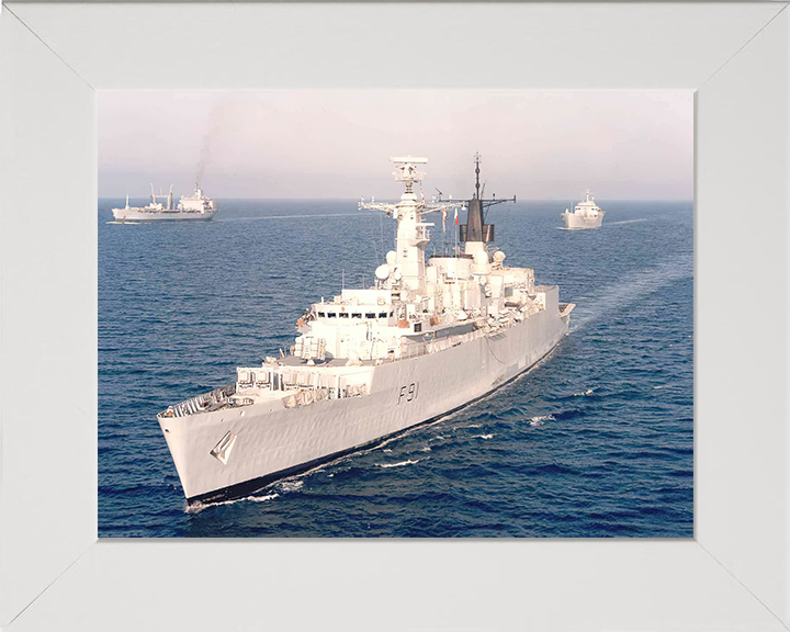 HMS Brazen F91 Royal Navy Type 22 frigate Photo Print or Framed Print - Hampshire Prints