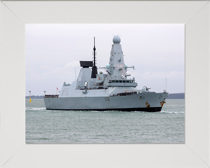 HMS Defender D36 Royal Navy Type 45 Destroyer Photo Print or Framed Photo Print - Hampshire Prints